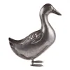 GALVANIZED DUCK SCULPTURE