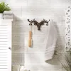 Rustic Buck Wall Hook - Best Quality Deer Antler Coat Hook for Home Decor