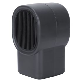 1Pc 500W Portable Electric Space Heater Mini Desktop Fan Heater Personal Small Space Heater For Home Office (Color: Grey)