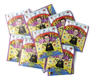 Ruth Bader Ginseng (RBG): Organic Lemon Ginseng Green Tea (Caffeinated) (Ruth Bader Ginsburg) (size: 100pk (Bulk))